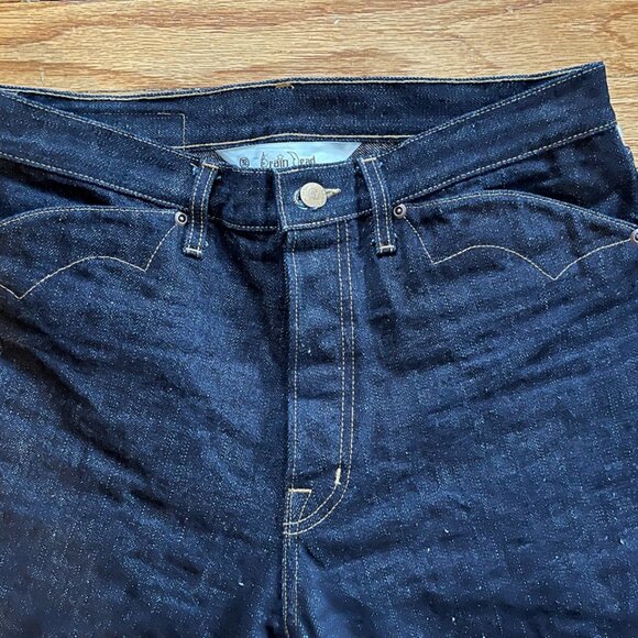 Brain Dead Type 00 15.5oz Selvedge Denim Jeans Indigo Wide Relaxed Mens - Picture 5 of 12